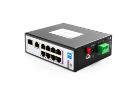 10-Port-SWITCH Spacetronik 8x PoE-Port 10/100 Mbit bis 30W + RJ45-Port 1 Gbit + SFP-Port 1 Gbit SP-SGI108SP