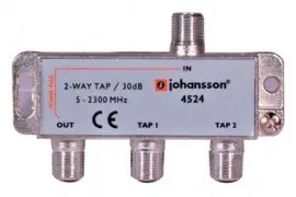 2 WAY TAP Odgałęźnik 2-krotny Johansson 30 dB 4524