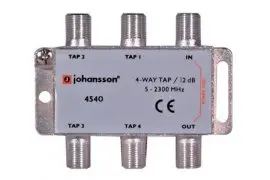 4 WAY TAP Odgałęźnik 4-krotny Johansson 12 dB 4540