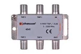 4 WAY TAP Odgałęźnik 4-krotny Johansson 15 dB 4541