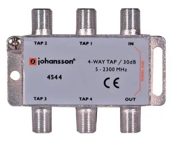 4 WAY TAP Odgałęźnik 4-krotny Johansson 30 dB 4544