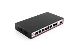 9-Port-SWITCH Spacetronik 8x 2,5-Gbit-Port + 1x Uplink 10G SFP+ Glasfaser-Port SP-SGT108S