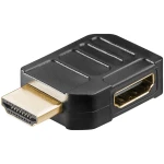 Adapter kątowy HDMI 2.1 8K 60Hz UHD gniazdo - wtyk POZIOMY 90 stopni