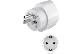 Adapter podróżny gniazdo Europa / Schuko - wtyk USA / Japonia