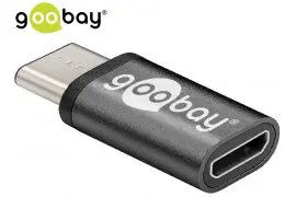 Adapter USB-C - micro USB 2.0 goobay, czarny