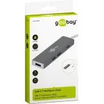 Adapter USB-C na HDMI + USB-C z PD + 2x USB 3.0 + czytnik microSD Goobay