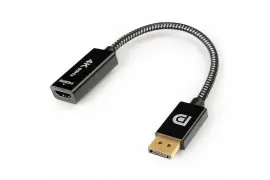 Adapter wtyk DisplayPort - gniazdo HDMI 4K Kabel w Oplocie SPD-H03