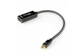 Adapter wtyk mini DisplayPort - gniazdo HDMI 4K Kabel w Oplocie SPMD-H03