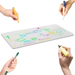 Schreibtischplatte zum Zeichnen mit magnetischer Tafeloberfläche für aktive Menschen 120x60 cm Spacetronik SPT-L34