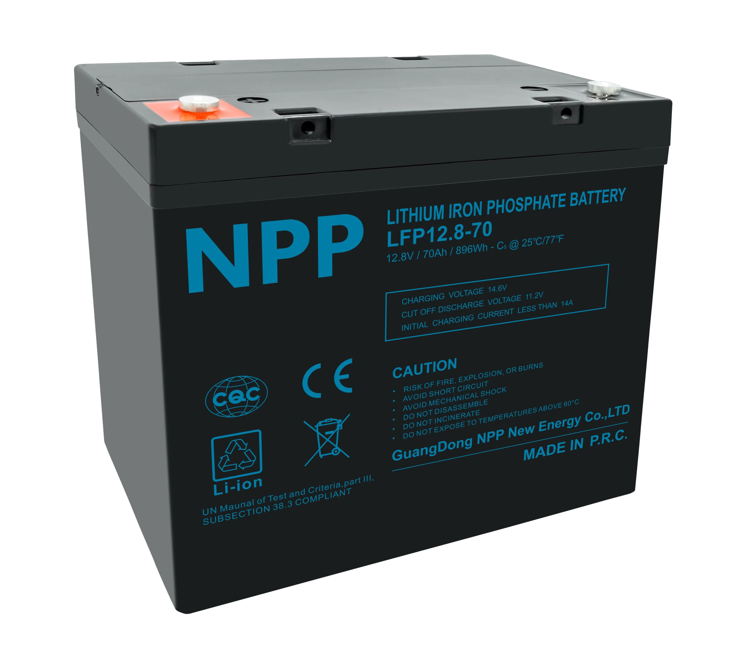 Batterie LFP 12,8V 70Ah T14