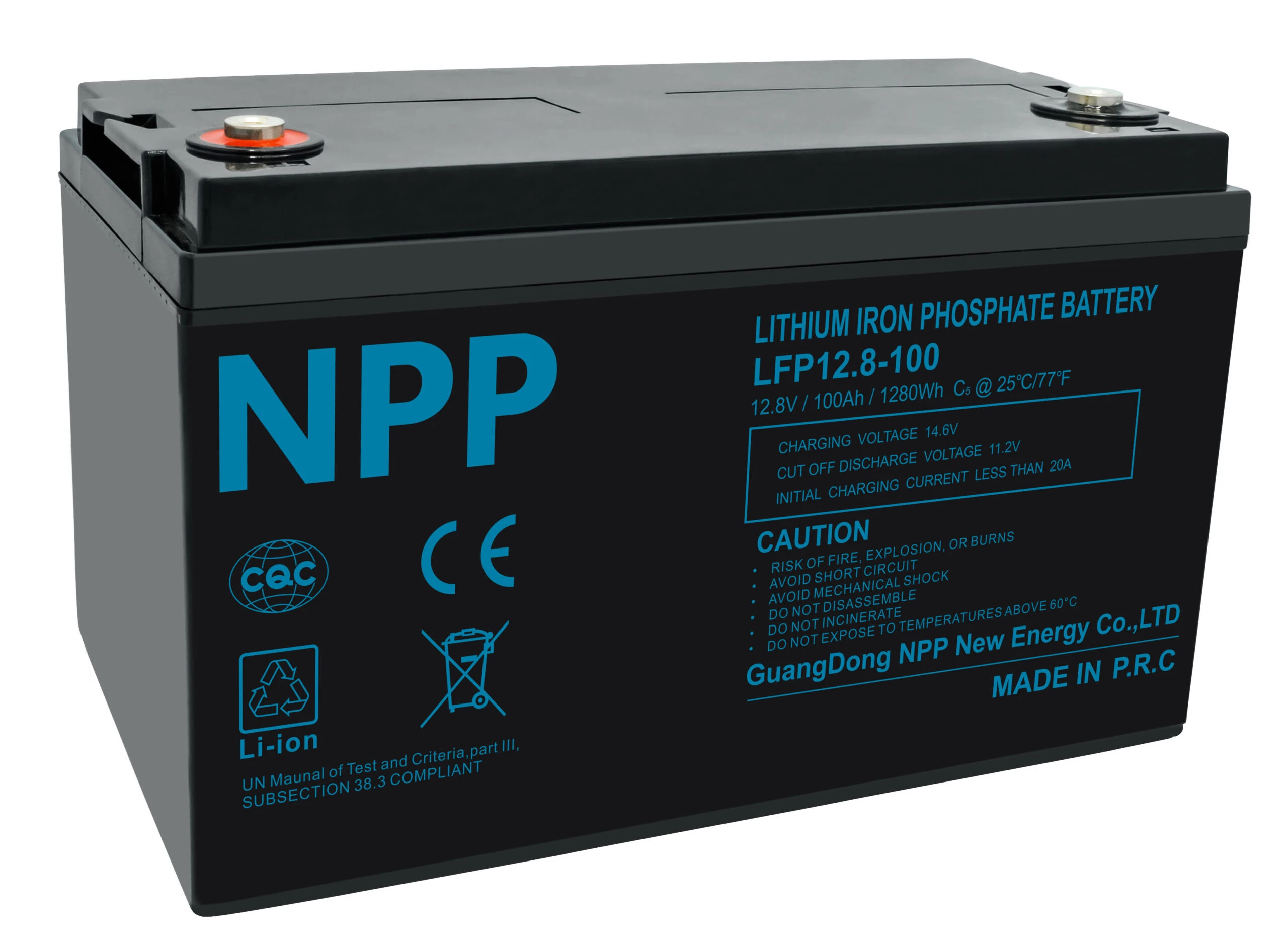 Batterie LFP 12,8V 100Ah T16