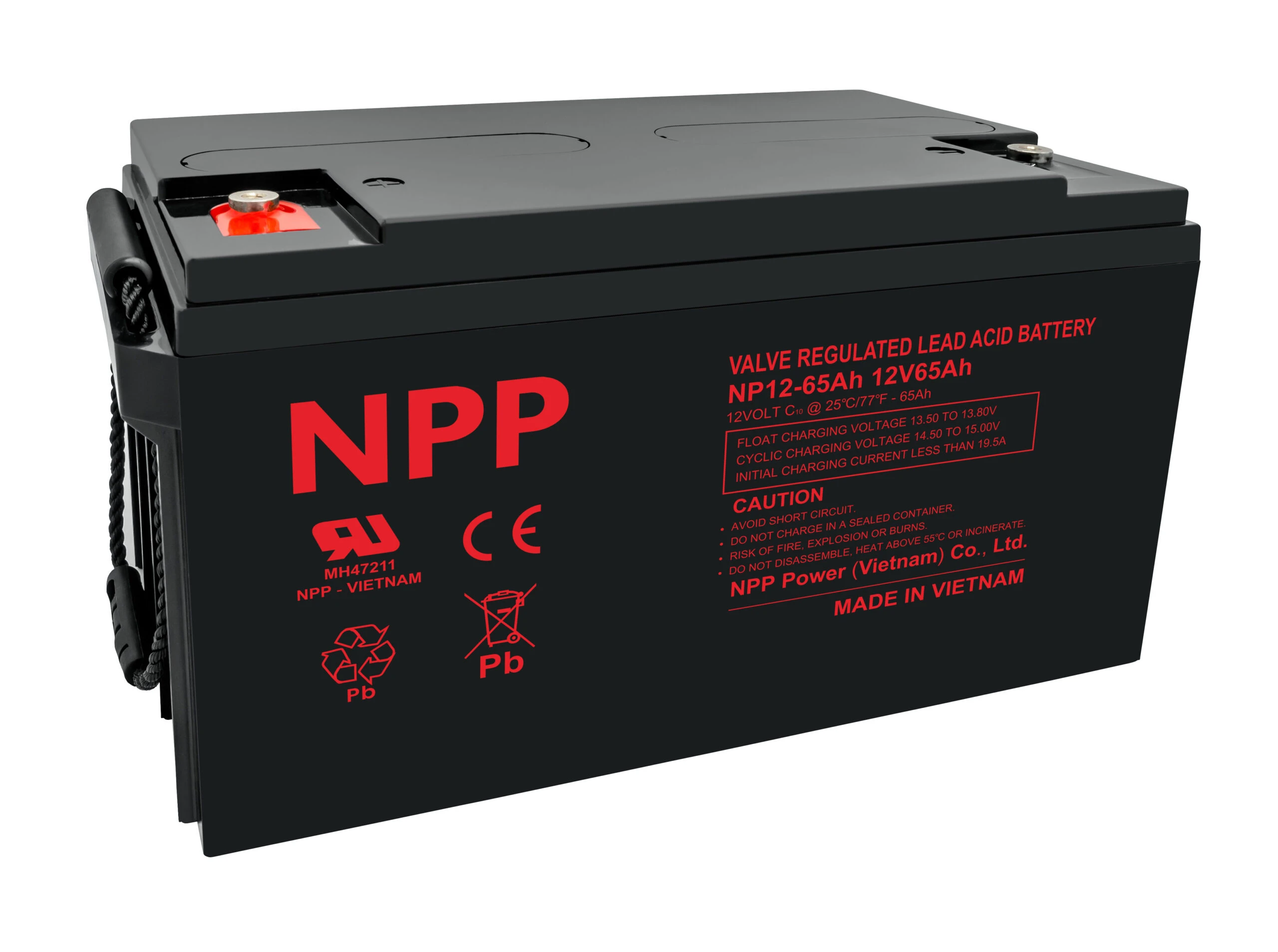 Gelbatterie NP 12V 65Ah T14