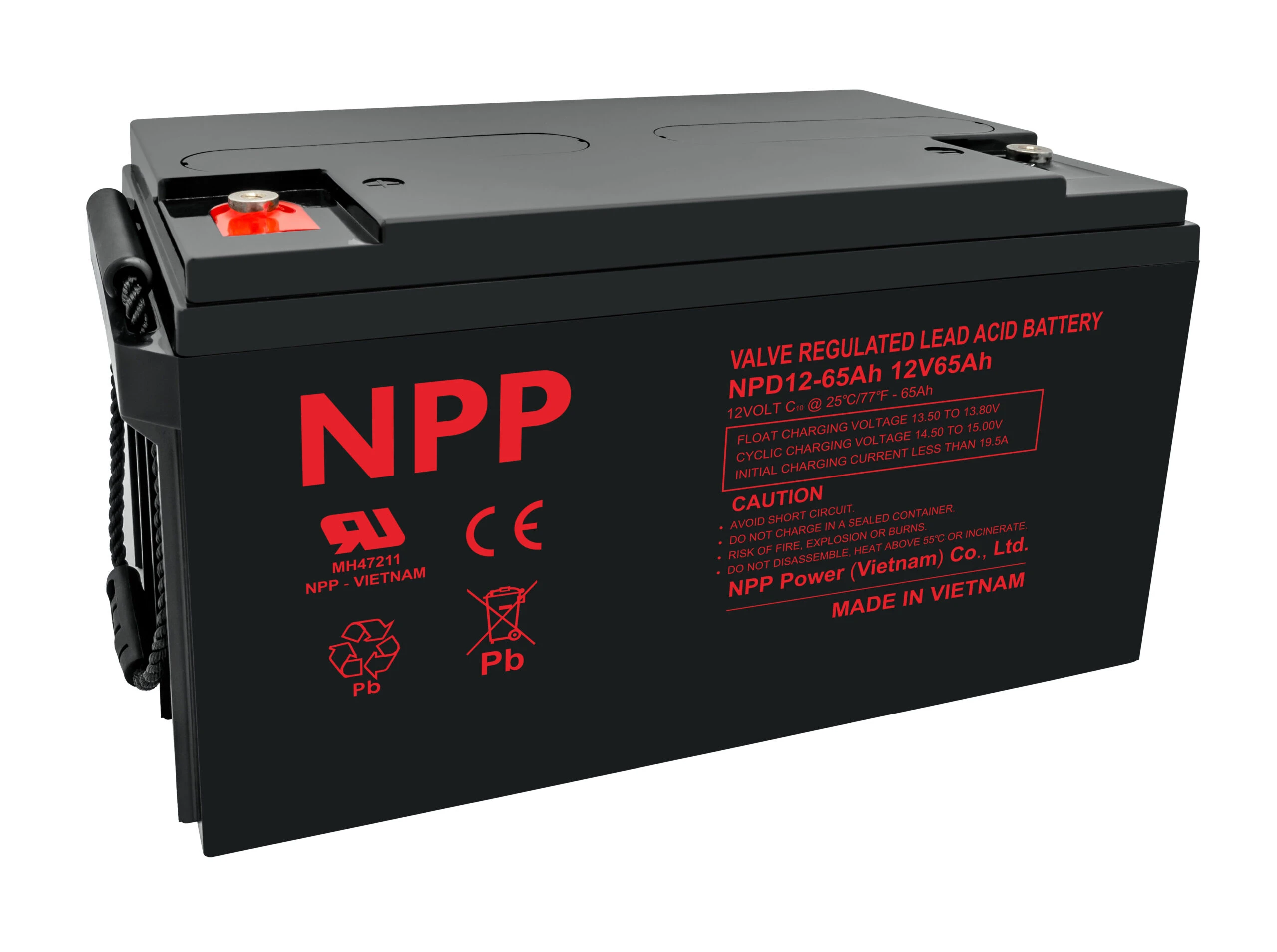 Gelbatterie NPD 12V 65Ah T14