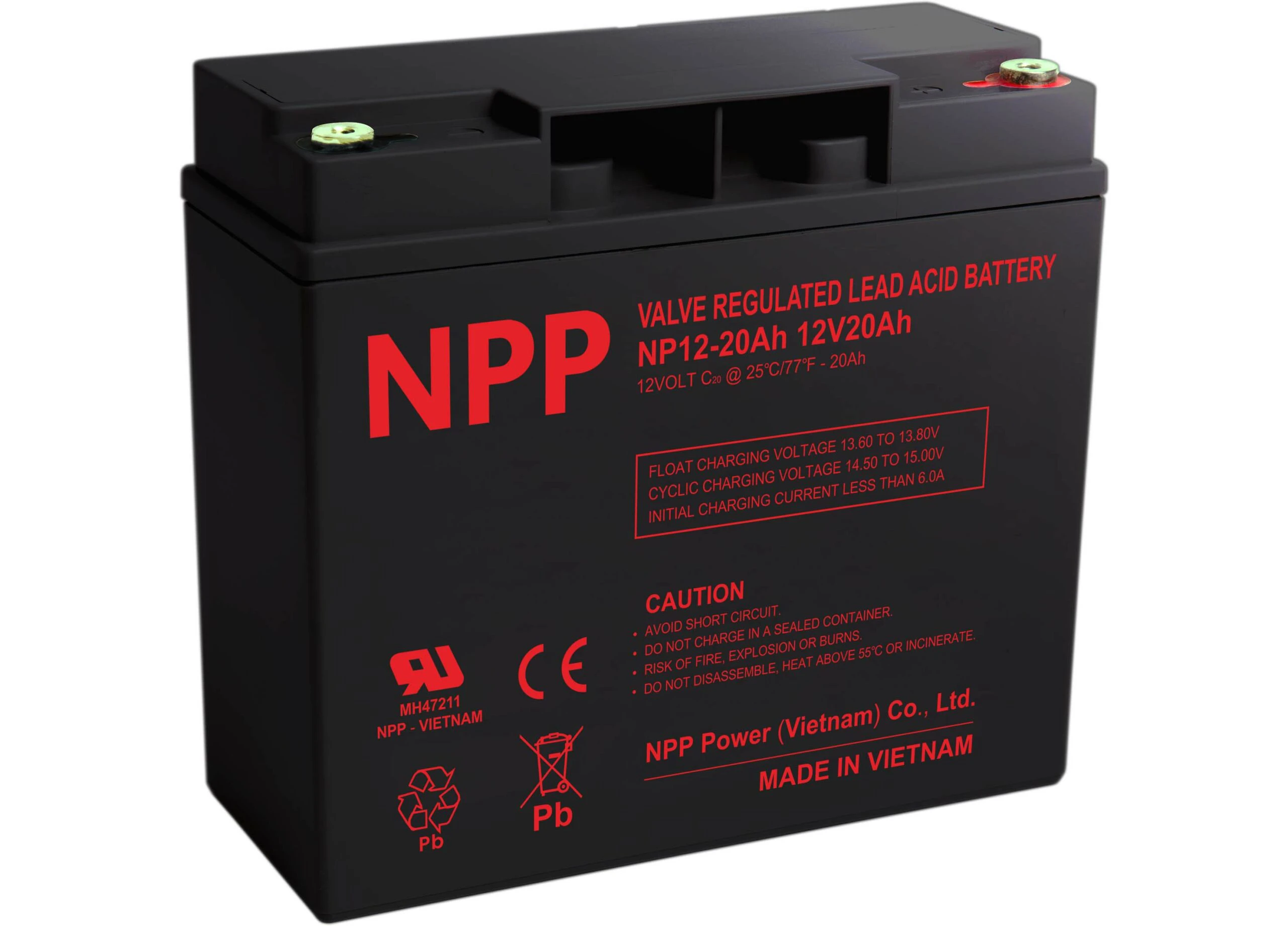 Gelbatterie NP 12V 20Ah T12
