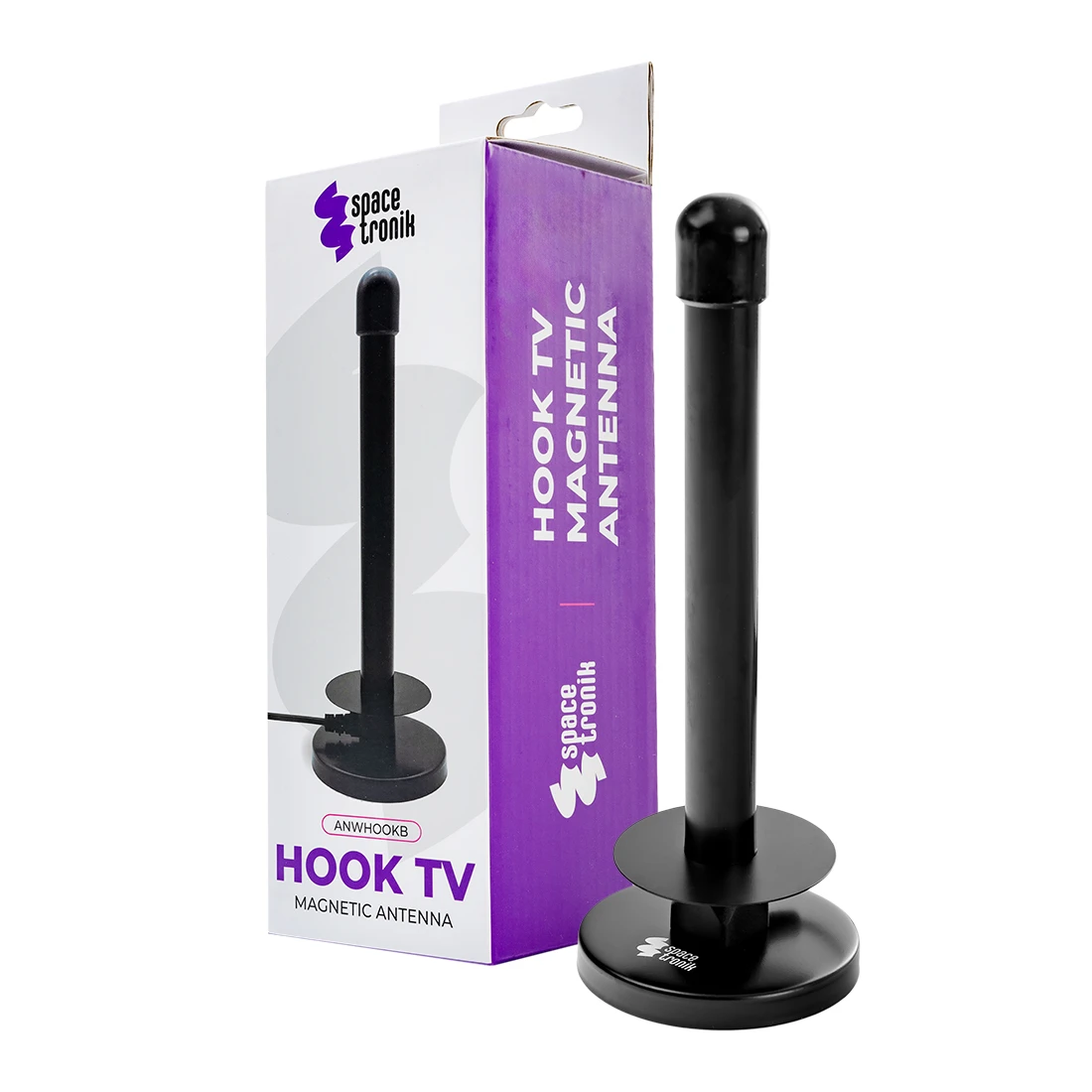 Magnetantenne DVB-T2 Spacetronik Hook TV USB 30dB  Duble Power
