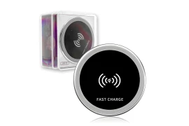 Spacetronik SPM-03 QI kabelloses induktives Ladegerät zum Einbau in eine Tischplatte mit 15W Schnellladung