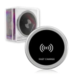 Spacetronik SPM-03 QI kabelloses induktives Ladegerät zum Einbau in eine Tischplatte mit 15W Schnellladung
