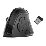 3-in-1-Funkmaus – Ergonomische vertikale Bluetooth 5.0-RGB-Maus für das Büro Spacetronik SP-RCA09