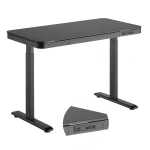 Eleganter Schreibtisch mit elektrischer Höhenverstellung Spacetronik Astrid SPE-B126BB