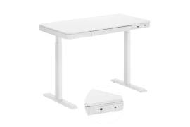 Eleganter Schreibtisch mit elektrischer Höhenverstellung Spacetronik Astrid SPE-B126WW