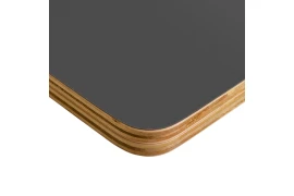 Spacetronik HPL Schreibtischplatte 160x80x1,8cm, grau