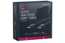 CLICKTRONIC Aktives Kabel HDMI 2.0 4K 60Hz 20 m