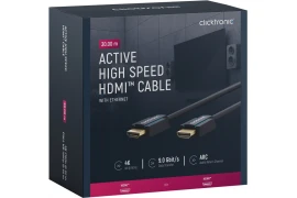 CLICKTRONIC Aktives Kabel HDMI 2.0 4K 60Hz 30 m