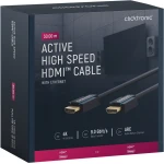 CLICKTRONIC Aktives Kabel HDMI 2.0 4K 60Hz 30 m