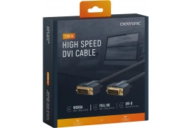 CLICKTRONIC  Kabel DVI-D - DVI-D (24+1) 7,5m OUTLET