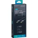 CLICKTRONIC OUTLET Kabel USB 3.2 Gen1 2x USB-C 1m