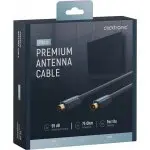 CLICKTRONIC Przyłącze kabel antenowy TV IEC gn.TV/wt.TV ekranowane 7,5m