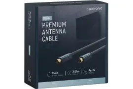 CLICKTRONIC Przyłącze kabel antenowy TV IEC gn.TV/wt.TV ekranowane 15m