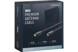 CLICKTRONIC Przyłącze kabel antenowy TV IEC gn.TV/wt.TV ekranowane 20m