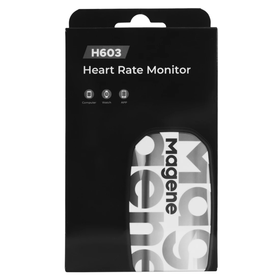 Czujnik tętna opaska ANT+ BT monitor na klatkę piersiową biały Magene H603