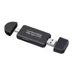 Czytnik kart pamięci 3w1 SD microSD USB USB-C Micro USB SPU-CR02