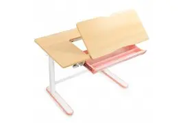 Spacetronik XD 112x60 cm (rosa) verstellbarer Kinderschreibtisch