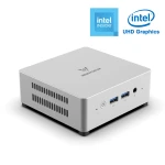 Minisforum UN100L Energieeffizienter Mini-PC Intel N100, 16GB RAM LPDDR5, M.2 SSD 256GB, Windows 11, 4K