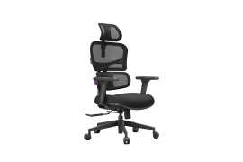 Ergonomiczny fotel Spacetronik LUMBO 33 Czarny