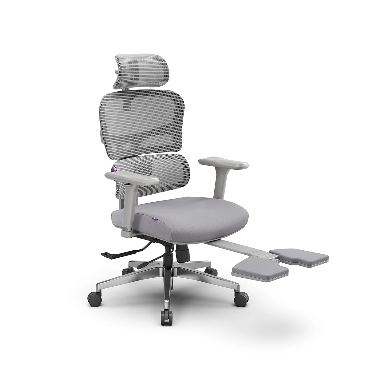 Ergonomiczny fotel Spacetronik LUMBO 44 Szary OUTLET