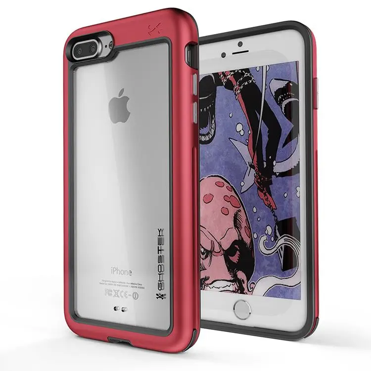 Etui Atomic Slim Apple iPhone 7 8 Plus czerwony