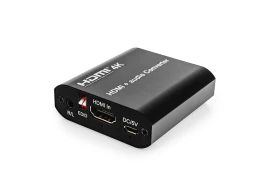 Extractor HDMI na HDMI 4K + audio SPDiF Coaxial Jack 3,5mm Spacetronik SPH-AE01