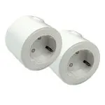 Gniazdo sieciowe Qnect WiFi QN-WP01DUO zestaw 2szt SmartLife Tuya WiFi