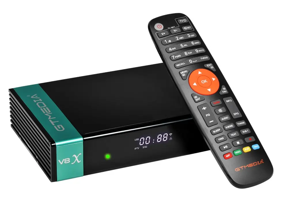GTMedia Freesat V8X DVB-S2/S2X WiFi emulator CCCam, NewCamd