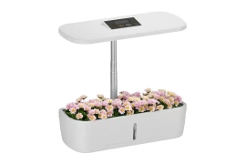 Smart SMART GARDEN weißer Blumentopf mit Spacetronik SPGC10 Bewässerungssystem