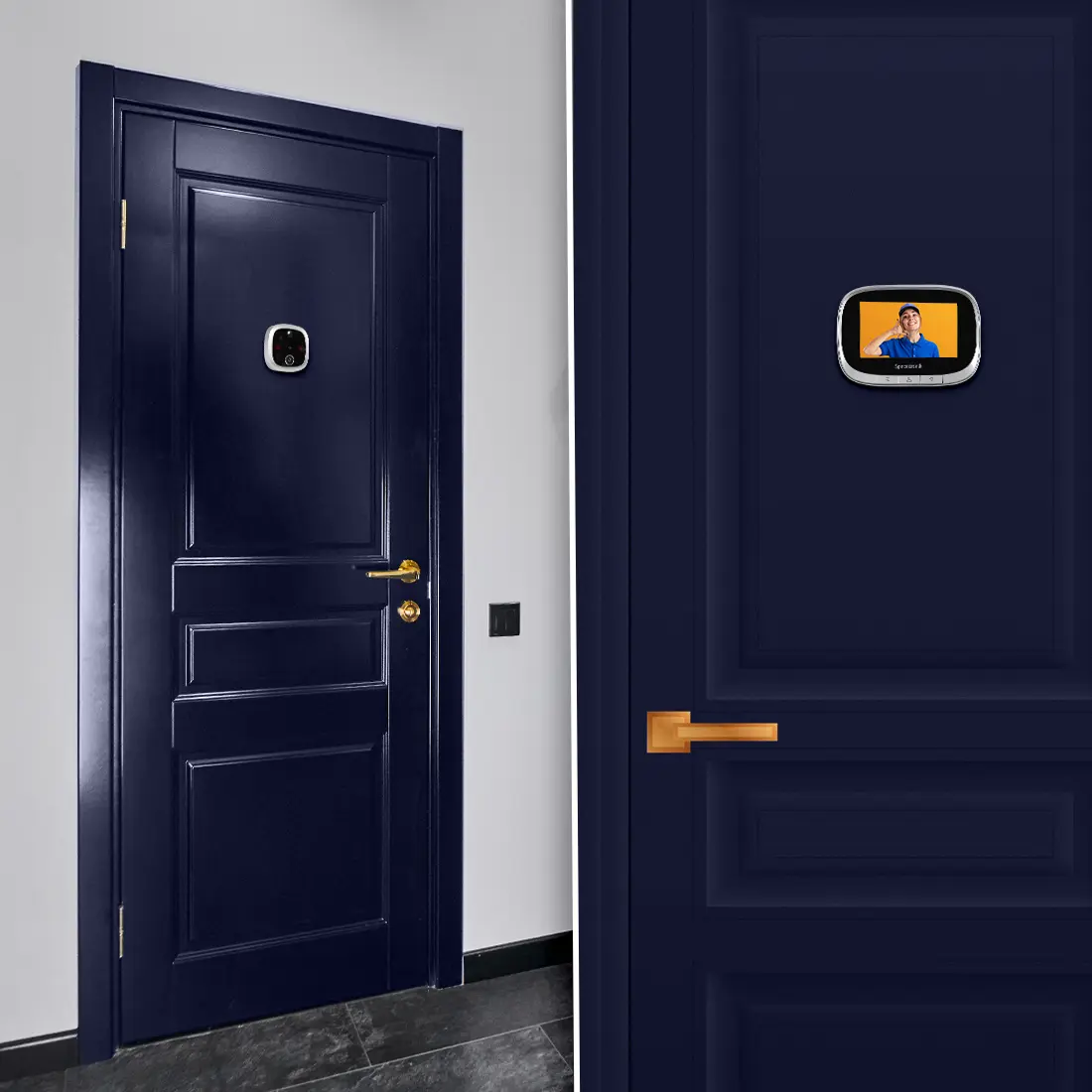 Smart Türspion WLAN  Door Viewer  Kamera  Smart Home Bewegungssensor Spacetronik SL-DB20 Smart Life Tuya
