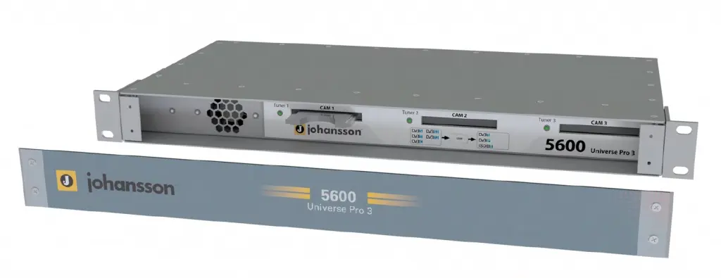 Johansson 5600 Universe Pro 3 (S2,T2,C) CI -> IP+RF (DVB-T/ISDB-T)