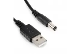 Kabel adapter zasilania z USB na DC 2.50/5.5 100cm Spacetronik