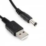 Kabel adapter zasilania z USB na DC 1.35/3.5 100cm Spacetronik