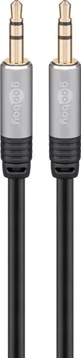 Kabel audio wtyk-wtyk Jack 3,5mm AUX Goobay Plus 1,5m