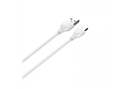 Kabel do szybkiego ładowania USB-A / Lightning 20cm 2,4A biały LS540L